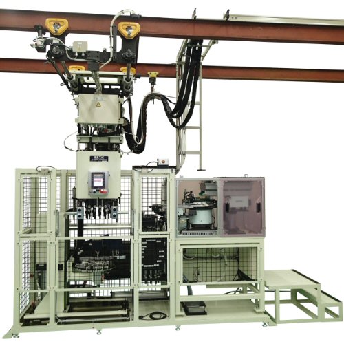 estic oil pan fasetning machine