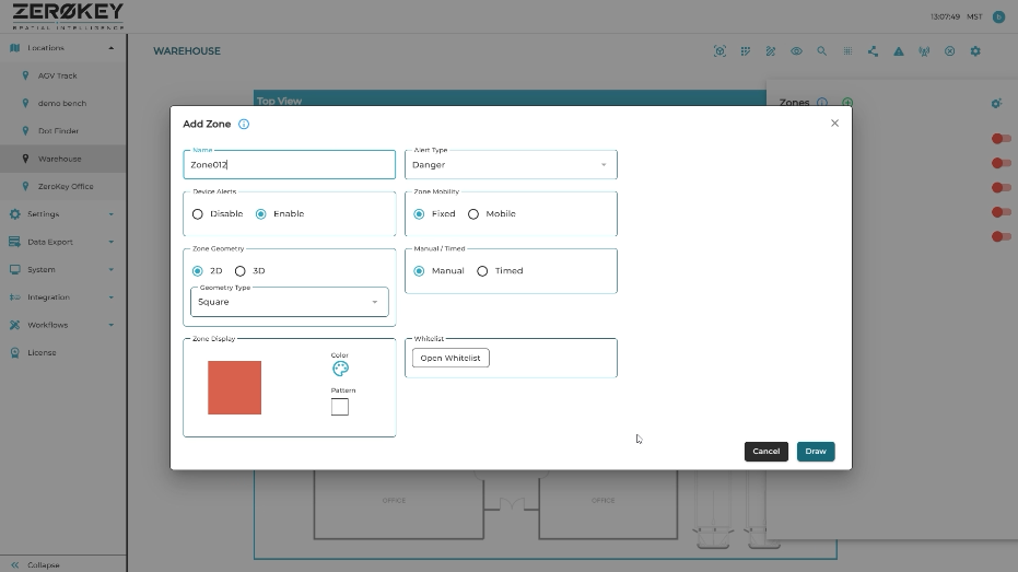 Quick and easy Zone Setup  Image